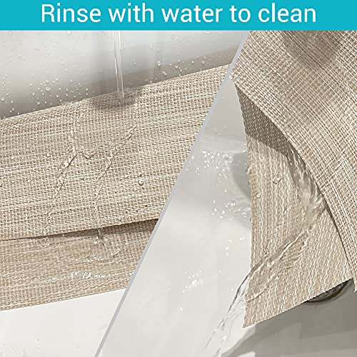 VMVN Placemats,Washable Woven Place Mats for Dining Table,Heat-Resistant PVC Table Mats Set of 6,Easy to Clean