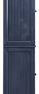 Crosley Furniture Seaside Kitchen Pantry Cabinet, Distressed Navy