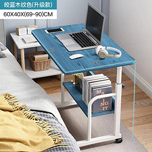 NC Mobile Desk Three-Layer Storage Desk Reading and Learning Office Computer Desk, 80×40