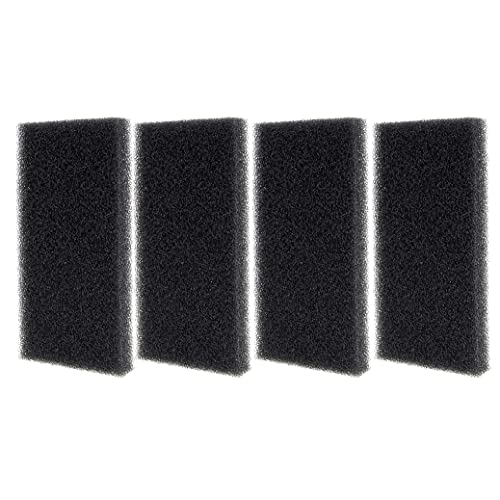 ALEGI 4 Pieces Aquarium Filter Foam Sponges Pad, Fish Tank Bio Sponge Coarse Sheet Filter Media Pad, Cut-to-Size Foam for Pet Filters (8x4x1 Inch 4 Pcs)