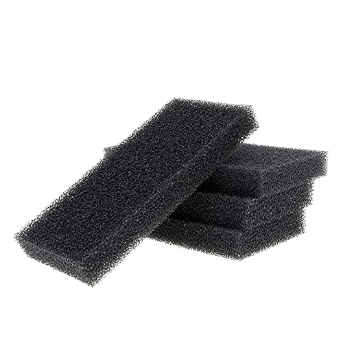 ALEGI 4 Pieces Aquarium Filter Foam Sponges Pad, Fish Tank Bio Sponge Coarse Sheet Filter Media Pad, Cut-to-Size Foam for Pet Filters (8x4x1 Inch 4 Pcs)