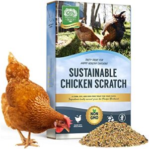 small pet select sustainable chicken scratch, non-gmo, corn free, soy free. locally sourced & made in small batches. 10 lb