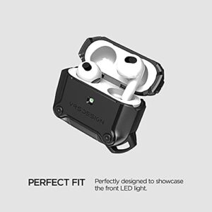 VRS Design Acitve for Apple Airpods 3 Case (2021) (Black)