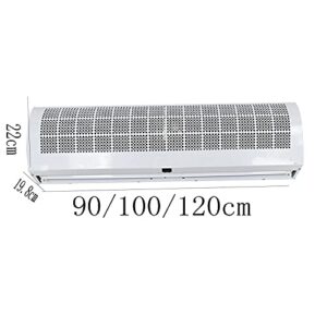 Lamps Commercial Gale 0.9 Meters 1.0 Meters 1.2 Meters from The Entrance of Supermarkets and Shopping Malls, Multi-Function Air Curtain (Size : 90cm)