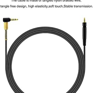 Adhiper GSP 600 Replaceable Audio Cable GSP 600 Audio Audio Cable Auxiliary Cable is Compatible for Sennheiser Game ONE/Game Zero/GSP 600 / GSP 350 / GSP 500 / Gaming Headphones (Mobile/Version)