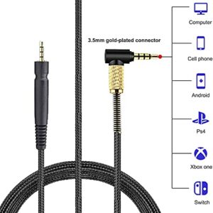 Adhiper GSP 600 Replaceable Audio Cable GSP 600 Audio Audio Cable Auxiliary Cable is Compatible for Sennheiser Game ONE/Game Zero/GSP 600 / GSP 350 / GSP 500 / Gaming Headphones (Mobile/Version)