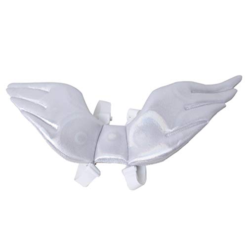 Baluue Halloween Pet Costume- Angel Halo and Wing Set, Pet Makeover Clothes Fancy Cosplay Party Costume for Dog Cat (White, S)