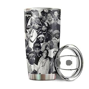 hip hop legends collage tumbler 20oz & 30oz stainless steel travel mug