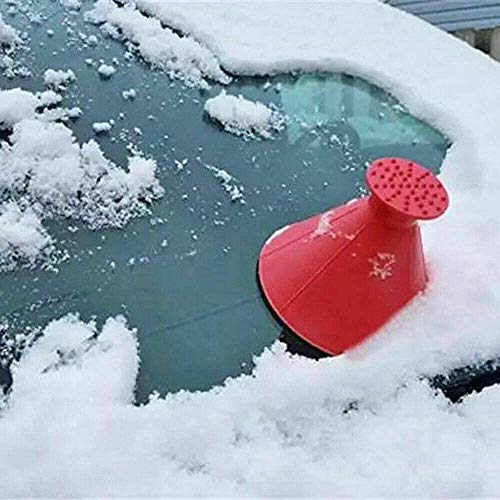 Leaflai 4 Pcs Magical Ice Scraper Funnel Scrape Car Ice Scraper Windshield Magic Snow Remover Magic Car Ice Scraper Easy Scraper Car Accessories