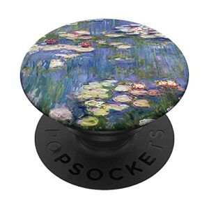 monet's water lilies modern art impressionism painting cover popsockets swappable popgrip