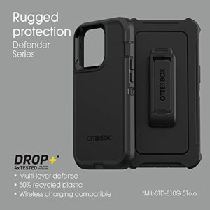 OtterBox DEFENDER SERIES SCREENLESS Case Case for iPhone 13 Pro (ONLY) - BLACK