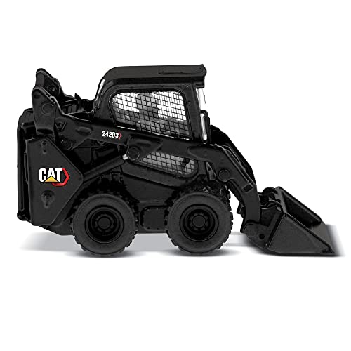 1:50 Caterpillar 242D3 Skid Steer Loader with Special Black Paint - Diecast Masters - High Line Series - 85676BK