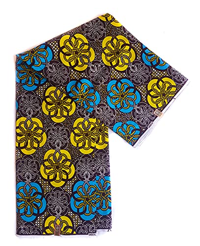 Thani African Print Fabric - Cotton (6yards)