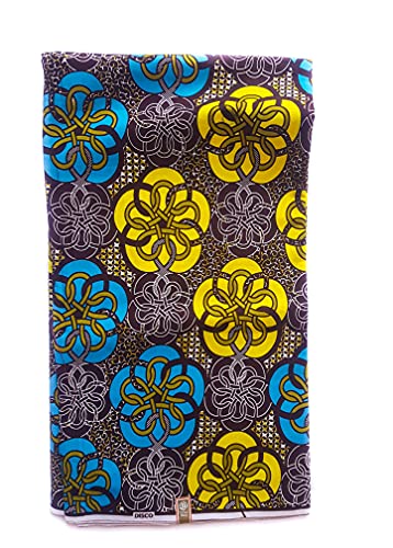 Thani African Print Fabric - Cotton (6yards)