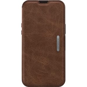 OtterBox STRADA FOLIO SERIES Case for iPhone 13 Pro Max & iPhone 12 Pro Max - Retail Packaging - ESPRESSO