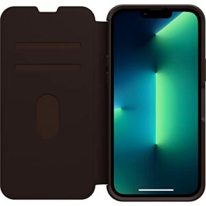 OtterBox STRADA FOLIO SERIES Case for iPhone 13 Pro Max & iPhone 12 Pro Max - Retail Packaging - ESPRESSO