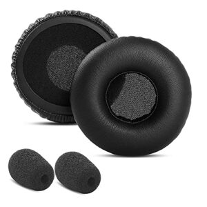 yunyiyi upgrade ear cushion ear pads compatible with plantronics voyager focus uc b825 binaural blackwire 5220 blackwire 5210 headset replacement ear cups repair parts