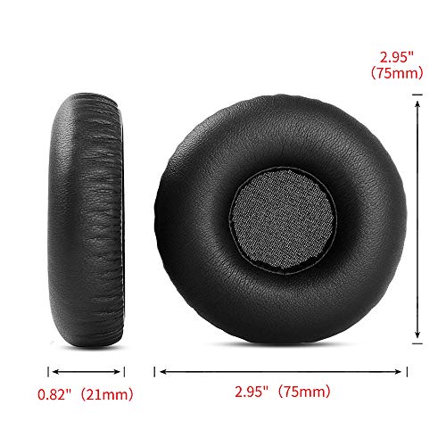 YunYiYi Upgrade Ear Cushion Ear Pads Compatible with Plantronics Voyager Focus UC B825 Binaural Blackwire 5220 Blackwire 5210 Headset Replacement Ear Cups Repair Parts