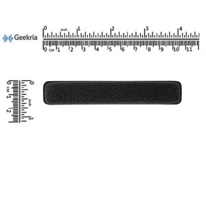 Geekria Velour Headband Pad, Compatible with Astro A50 Gen 3, A50 Gen 4 Headphones Replacement Band/Headset Headband Cushion Cover Repair Parts (Black)