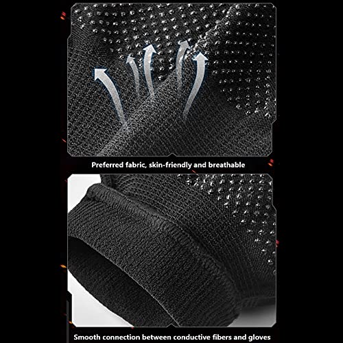 LICHIFIT Touch Screen Gaming Gloves Non-Slip Sweat-Proof Touch Finger Thumb Sleeve for PUBG Mobile Phone Game