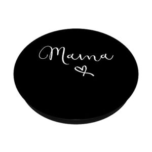 Mama Heart Print Mother Mom Women Christmas Mother's Day PopSockets Swappable PopGrip