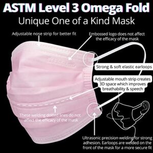 KIDOHUB FDA Registered ASTM Level 3, Kids 4 Ply Individually Wrapped Disposable Medical Face Mask