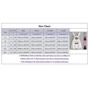 Hemlock Women Teen Girls Cute Hoodie Long Sleeve Rabbit Hooded Sweatshirt Juniors School Hooded Pullover Tops Pocket