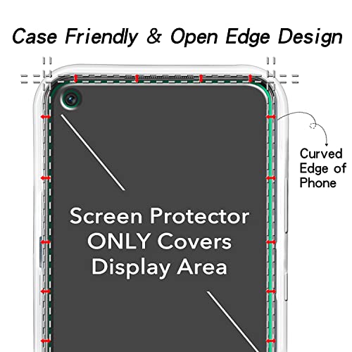 KATIN [2-Pack] Tempered Glass For OnePlus Nord N200 5G Screen Protector Anti Scratch, Bubble Free, 9H Hardness, Easy to Install, Case Friendly, Opened Camera Hole