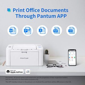 Pantum Laser Wireless Printer Black and White Mobile Printing P2502W, PB-211 Toner Cartridge Standard Yield 1500 Pages