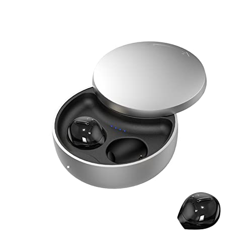 Invisible Earbuds Sleep Smallest Bluetooth Earbuds Mini Wireless Ear Buds Discreet Bluetooth Earpiece Tiny Hidden Small Ears Earbud for Work Headphones True Wireless Earpiece with Charging Case