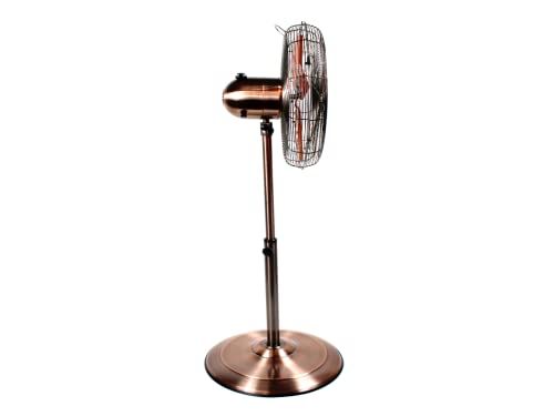 AldoRay Vintage 16 Inches Pedestal Fan (Copper)