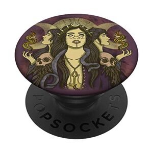 cute wicca witchcraft pagan pop grip witches goddess design popsockets swappable popgrip