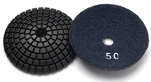 3inch 50 Grit Diamond Concave Polishing Pads Convex Wet - Grinding Tile Stone Marble Granite Concrete Ceramics Glass 2Pcs