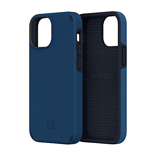 Incipio Duo Case Compatible with Apple iPhone 13 Mini [3.6 m Dropproof I MagSafe & Qi Wireless Charging Compatible I Extremely Robust Mobile Phone Case I Shock-Absorbing Case I Hybrid] Blue