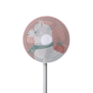 kddom 1 piece cartoon fan guard net dust cover cute washable dustproof safety fan filters kid finger protector