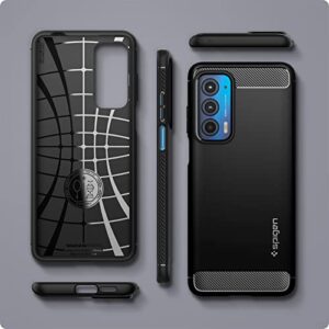 Spigen Rugged Armor Designed for Motorola Edge (2021) Case (2021) - Matte Black