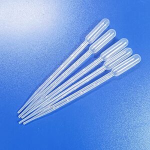 base wave 5 pack aquarium test dropper 5ml (length 8.4'') coral feeder mini fish bowl fish feces transfer pipettes