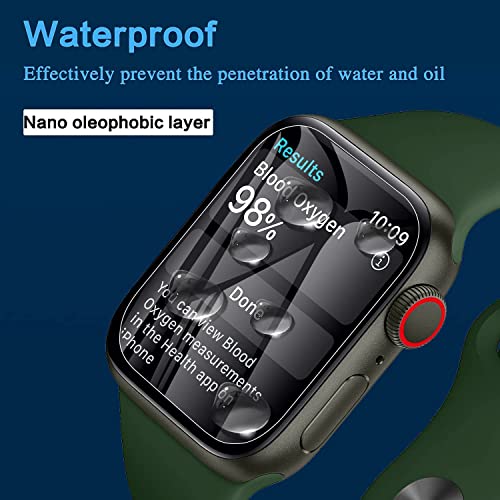 YMHML [ 8 Pack Screen Protector Compatible for Apple Watch 40mm SE Series 6 Series 5 Series 4, [Upgrade Flexible Film] Soft HD Clear Anti-Scratch Film for iWatch Accessories