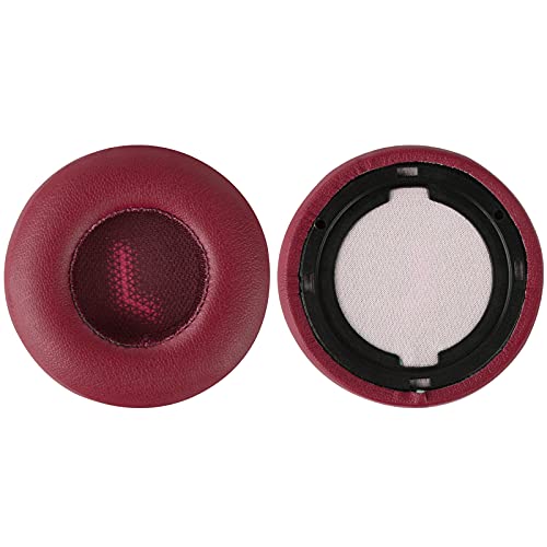 Geekria QuickFit Replacement Ear Pads for JBL E35, E45bt, E45, C45BT Headphones Ear Cushions, Headset Earpads, Ear Cups Repair Parts (Red)