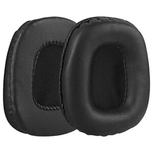 Geekria QuickFit Replacement Earpads + Mic Windscreen Foam Compatible with BlueParrott B550-XT, B550XT Headphones Mic Foam Cover + Ear Cushions/Cushion Pad Repair Parts (Black)