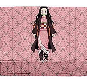 HANDAFA Manga Demon Slayer Pencil Case Anime Kemitsu No Yaibu Pencil Pouch Holder(Nezuko Pink)