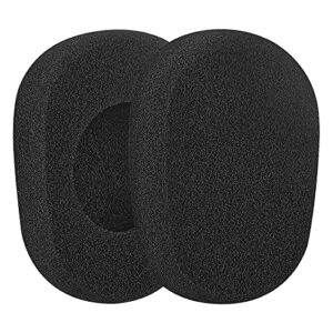 Geekria Comfort Foam Replacement Ear Pads + Mic Windscreen Foam Compatible with BlueParrott B450-XT, B450XT Headphones Mic Foam Cover + Ear Cushions/Cushion Pad Repair Parts (Black)