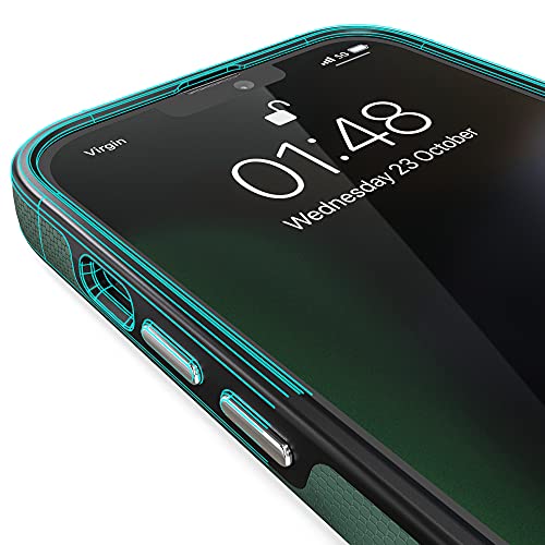 Crave Dual Guard for iPhone 13 Pro Max, Shockproof Protection Dual Layer Case for Apple iPhone 13 Pro Max (6.7") - Forest Green