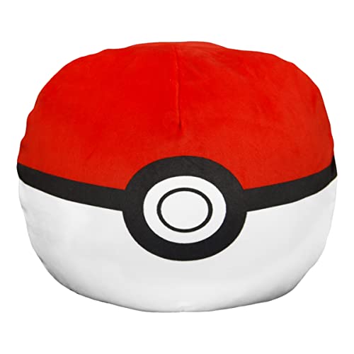 Northwest 11" Cloud Pillow, 1 Count (Pack of 1), Pokemon Pokeball