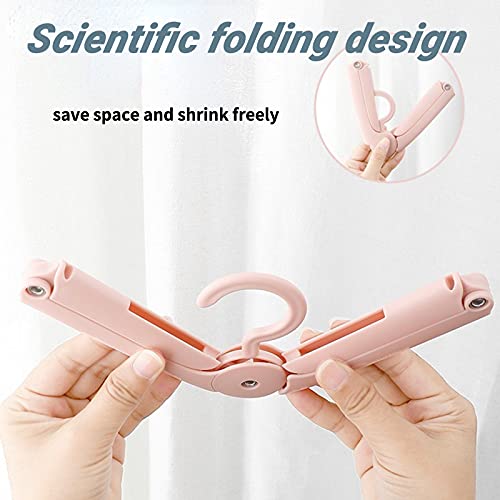 Travel Folding Hangers (3pcs), Portable Folding Clothes Hangers, Save Space and Easy to Carry