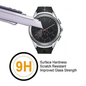 Supershieldz (3 Pack) Designed for Samsung Galaxy Watch 5 (40mm) / Galaxy Watch 4 (40mm) Tempered Glass Screen Protector, Anti Scratch, Bubble Free