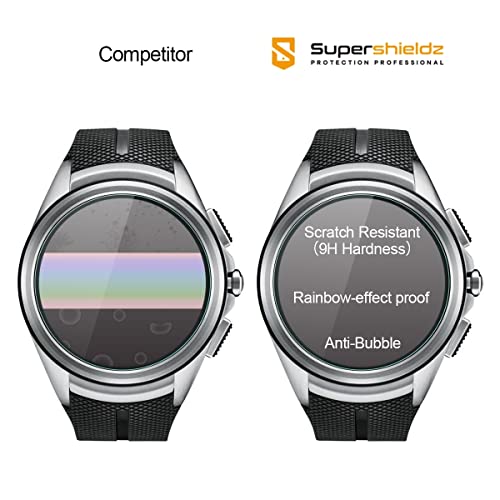 Supershieldz (3 Pack) Designed for Samsung Galaxy Watch 5 (40mm) / Galaxy Watch 4 (40mm) Tempered Glass Screen Protector, Anti Scratch, Bubble Free