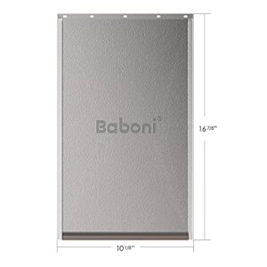 Baboni Replacement Flap for Dog and Cat Doors including Screws, Large(10 1/8 in x 16 7/8 in)