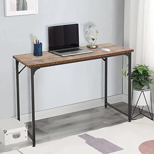 PayLessHere Computer Desk 40'', Modern Writing Desk, Simple Study Table, Industrial Office Desk, Sturdy Laptop Table for Home Office, Vintage