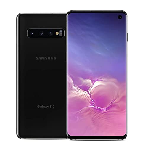 Samsung Galaxy S10 128GB 6.1" 4G LTE Fully Unlocked, Prism Black (Renewed)